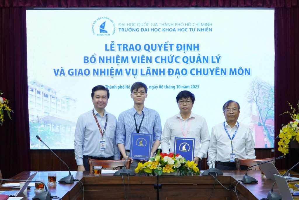 Giao nhiệm vụ Lãnh đạo chuyên môn PTN Vật liệu Kỹ thuật cao - 2025